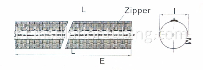 Zipper Expandable Braided Cable Sleeving